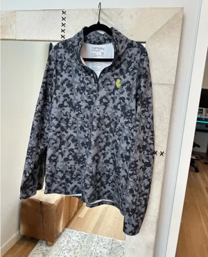 LIV Golf Camo Quarterzip Jacket Gray Size XL thumbnail 2