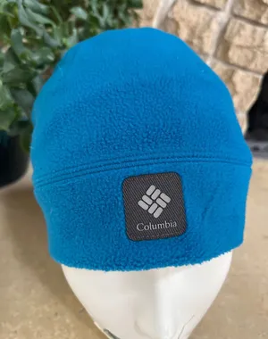 Columbia Fleece Blue Beanie Size L/XL Unisex thumbnail 1