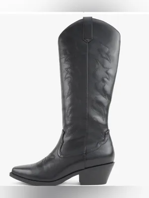 Soda Zahara - NWOB Women Western Knee-High Boot with Low Heel thumbnail 7