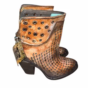 Corral NEW With Tag Vintage Hand Finished Leather Cowboy Western Boots Shoes 6 thumbnail 2