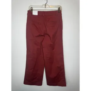LOFT The Palmer Wide Leg High Rise Pants Size 2 Dusty Rose Pink Denim Trousers thumbnail 5