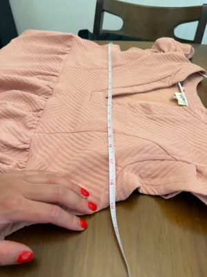 Umgee Blush Pink v-Neck Textured Tiered Dress thumbnail 5