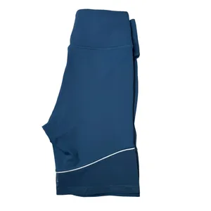 Charly High Rise Biker Shorts Compression Teal Small Hidden Pocket thumbnail 5
