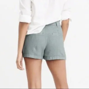 ✨Abercrombie & Fitch Linen Blend Mint Sz XS Shorts✨ thumbnail 2