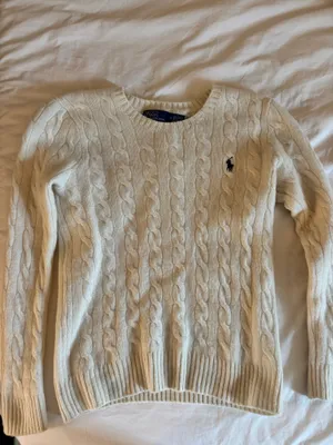 Ralph Lauren Cable Knit Wool Sweater Polo Cashmere thumbnail 2