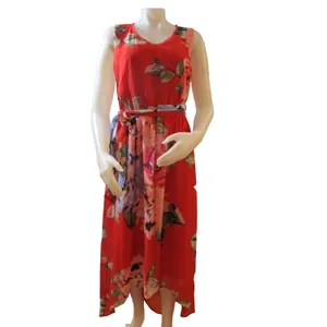 Apt. 9 Women’s Hi‑Low Dress Pink Floral Sleeveless Size Medium NWT thumbnail 3