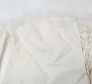 Camila Coelho Astrid Mini Dress in Ivory Medium thumbnail 5