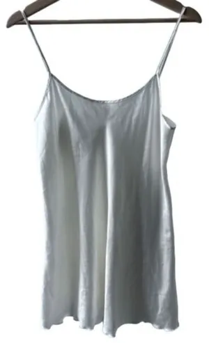 Vintage Engel White Satin Slip Dress Medium Retro Boudoir Pinup glam feminine thumbnail 1