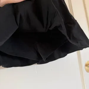Zara Black Mini Skirt with Flounce Hem thumbnail 3