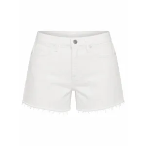 Universal Threads High Rise Cotton Boyfriend Shorts White Size 0 thumbnail 3