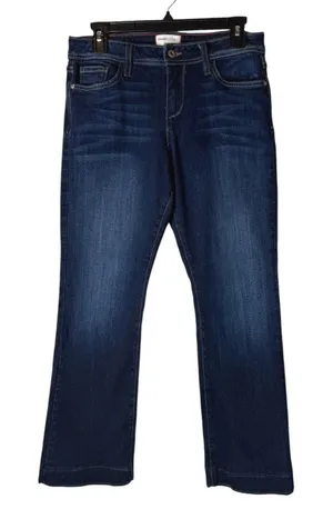 Fran Denim Nora‎ Bootcut Jeans Women 29 Dark Wash Blue Denim Luxury Western thumbnail 1