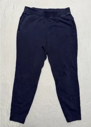 Lululemon Womens Athletica Warm Down Joggers Sweatpants Navy Blue Size 10 thumbnail 1