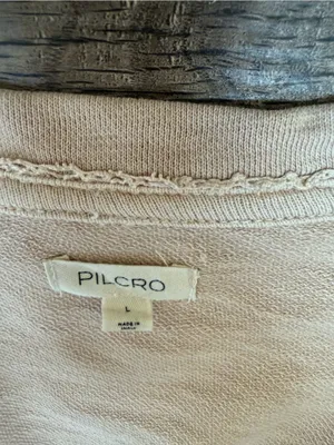 Anthropologie Pilcro Batwing Eyelet Sweatshirt size large thumbnail 2