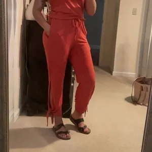 Casual jumpsuit romper spaghetti strap tie bottom thumbnail 3
