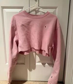 Champion Pink Cropped Crew Neck thumbnail 1