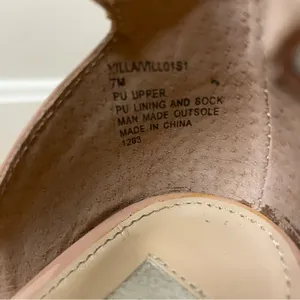 Steve Madden Villa Wedge Espadrille Sandals, Blush, Size 7, EUC thumbnail 9