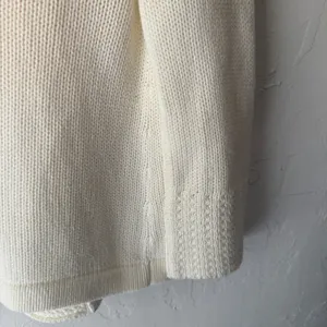 Croft & Barrow Vintage Cream Knit Button Cardigan‎ Sweater Small Chunky Cottage thumbnail 9