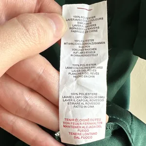 PrettyLittleThing The Emerald Green Satin Long Sleeve Wrap Dress, Size 1X thumbnail 8