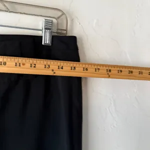 Vintage Y2k Black Pinstripe‎ Dress Pants 6 Low Rise Interview Outfit Women thumbnail 3