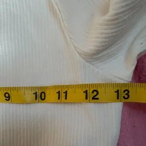 Anthropologie Maeve Cream Turtle Neck Ling‎ Sleeve Tee Size Extra Small NWOT thumbnail 7