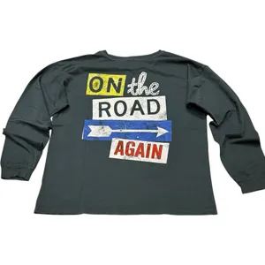 NWT Daydreamer Nelson On The Road Again x Free People LS Tee‎ Shirt S New RARE thumbnail 4