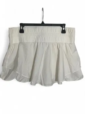 Joy Lab Women’s White Pleated Athletic Skirt Built in Shorts Size Large thumbnail 5