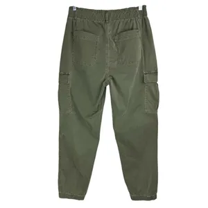 American Eagle Cargo Relaxed Mom Jogger Sz 10 Olive Army Green Cotton Blend thumbnail 6