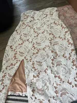 Showpo White Lace dress size 16 thumbnail 5