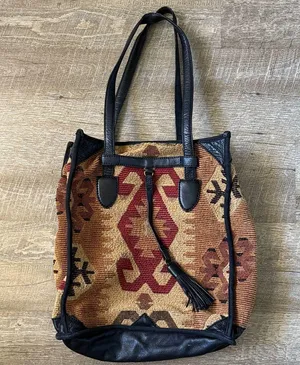 Isabella Fiore Aztec Tapestry Bag thumbnail 1