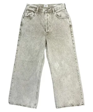 Citizens‎ of Humanity Gaucho Wide Leg Jeans 31 Ponytail Tan Button Fly Retro USA thumbnail 1