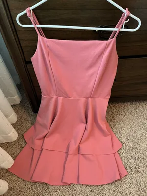 Altar'd State Pink Bow Dress thumbnail 1