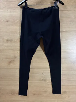 Women’s Catalina Black Stretch Cotton Leggings Small thumbnail 5