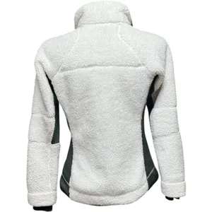 Columbia Sherpa Fleece Jacket Coat White Green Medium thumbnail 5