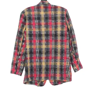 Express Blazer Plaid Vintage Grandpa Preppy Dark Academia Old Money Colorful M thumbnail 2