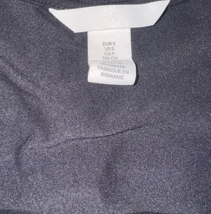 H&M Long Sleeve Top Black thumbnail 2