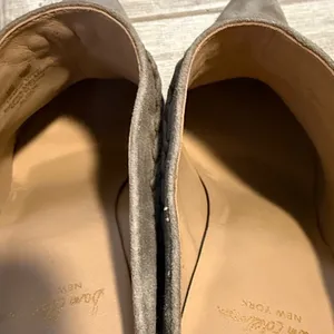 Sam Edelman Allison Taupe‎ Suede Braided Pointed Toe Cone Heel Mules WomansSz 9 thumbnail 16