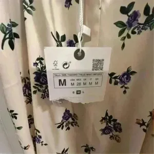 Zara Women's M Satin Floral Maxi‎ Dress Crochet Top Party Cocktail thumbnail 7