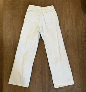 Oak + Fort Wide Leg Full Length White Pants thumbnail 4