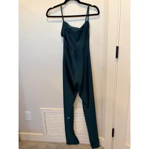 Alo Yoga Airlift Disco Daze Onesie Jumpsuit Forest Green XS thumbnail 8