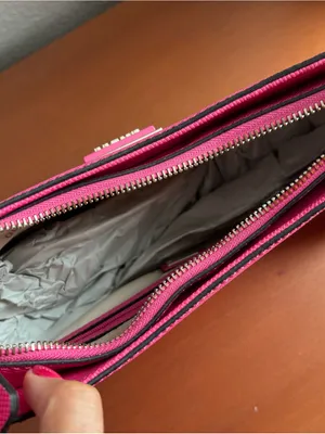 GUESS Hot Pink Shoulder Bag with Gold Hardware thumbnail 8