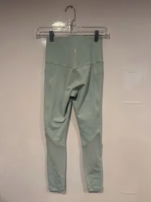 Athleta‎ Salutation Stash Blue Mint Green Active Leggings thumbnail 4