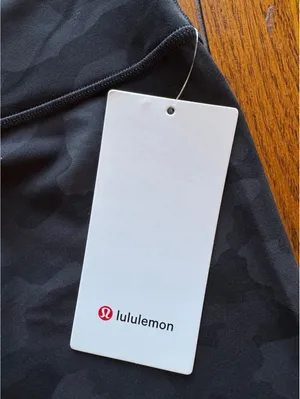 Lululemon Align High Rise 28” Heritage Camo Deep Coal Black Size 10 NWT thumbnail 5