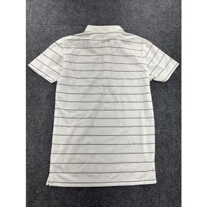 Greg Norman Play Dry Golf Polo Shirt White Black Stripe Women’s Medium NWT thumbnail 5