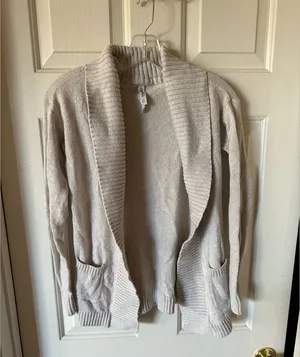 Creme cardigan thumbnail 1