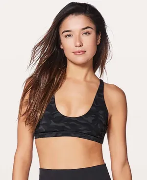 Lululemon Full Freedom Bra Sequoia Camo Print Deep Coal Black 4 thumbnail 6