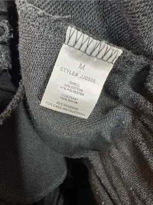 OLI & HALI Black Soft Washed Zip Oversized Hoodie Jacket J505B size medium boho thumbnail 3