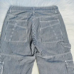Edikted Black and White Stripe Out Cargo Pants thumbnail 7