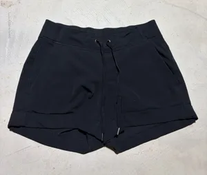 Athleta Women's Black Drawstring Lounge Shorts 0 thumbnail 1