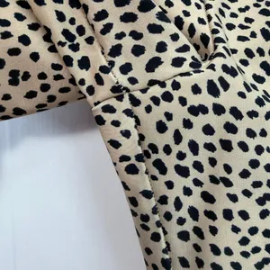 Forever 21 tan tummy control high waisted cheetah‎ biker yoga athletic shorts L thumbnail 2