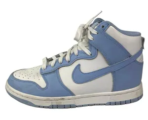 Nike Dunk High Womens White Aluminum Leather Lace Up Athletic Sneakers Shoes 7 thumbnail 1